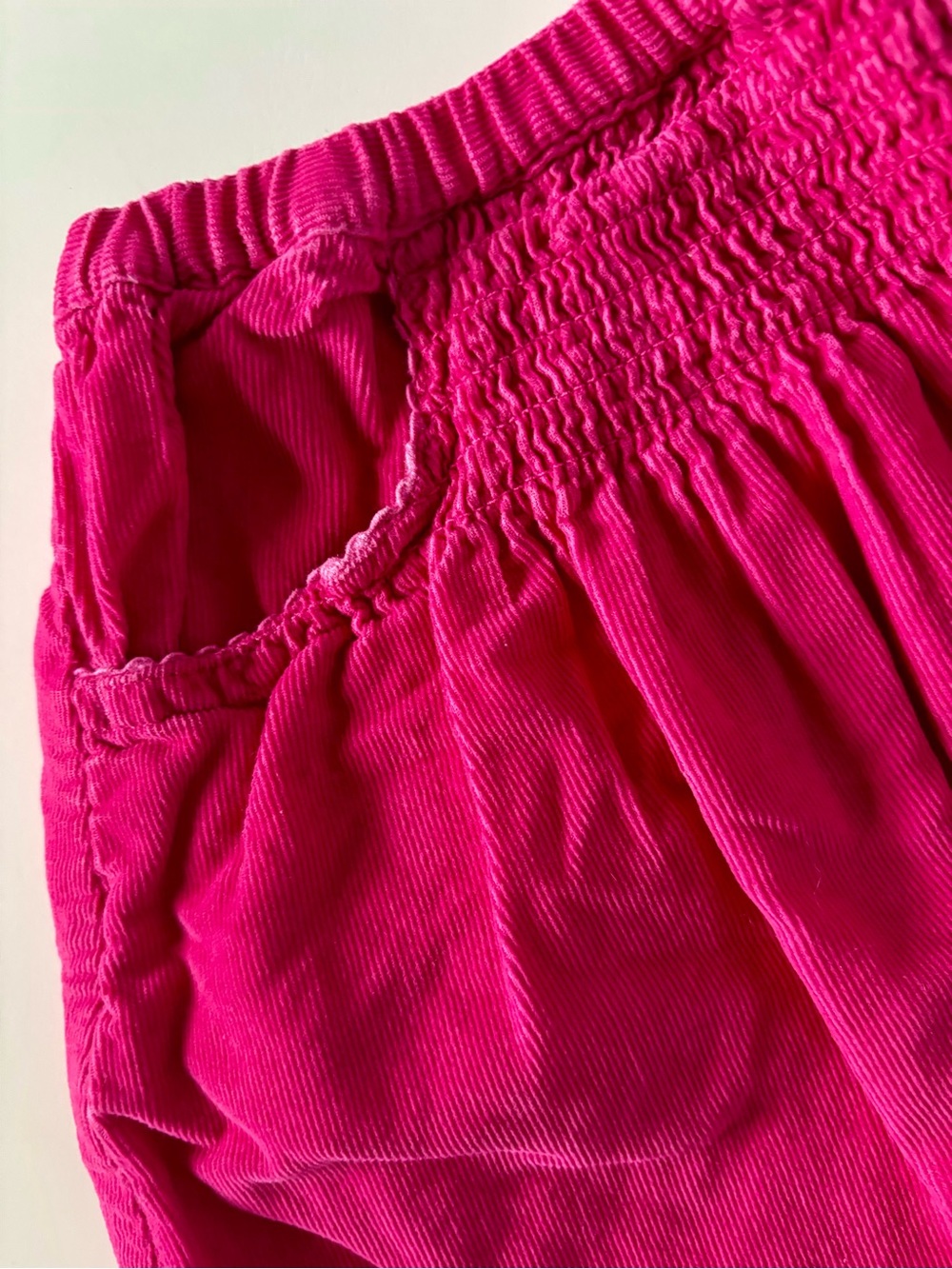 Mini Boden Bright Pink Lined Corduroy Skirt | 4–5Y | Like New - Picture 4 of 7